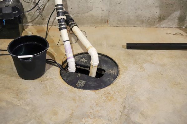 Basement Drainage Installation in Perrysburg